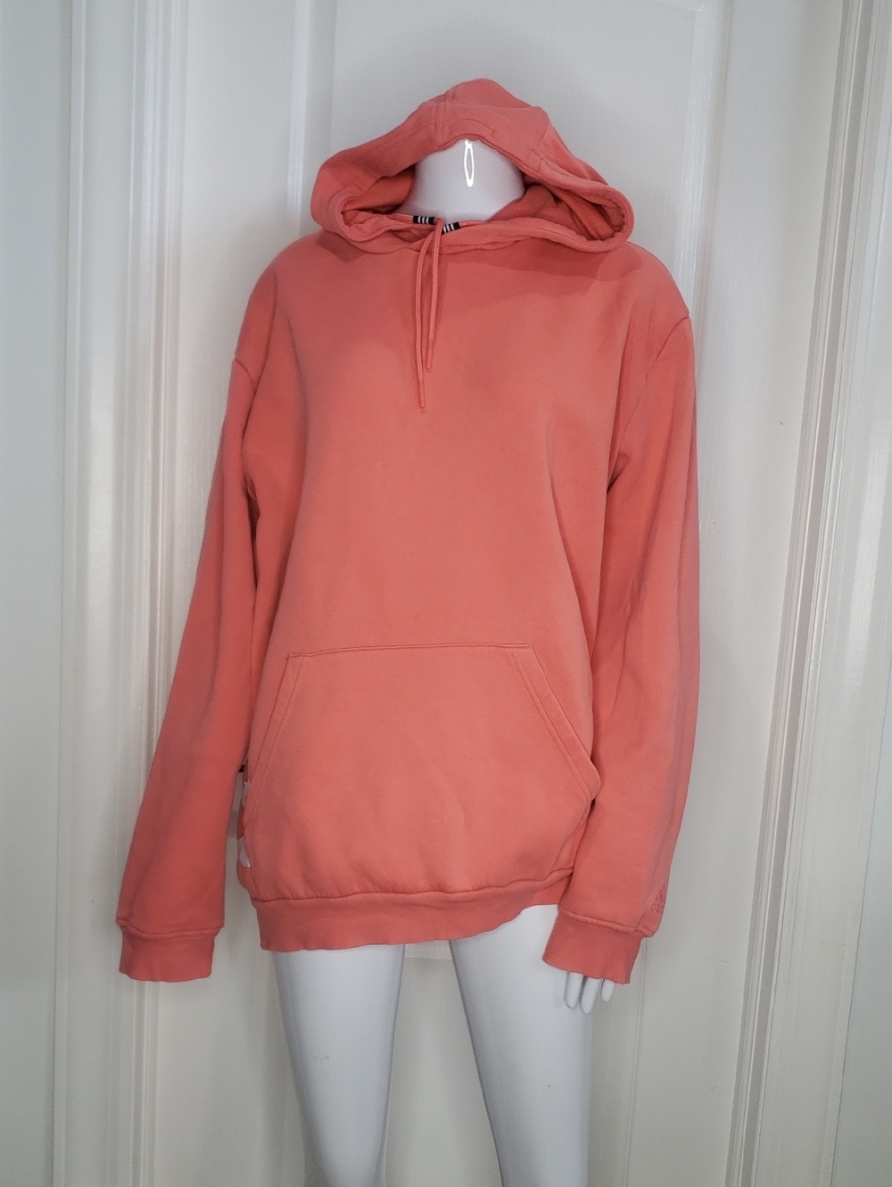 Adidas Peach Pink Hoodie Size Medium